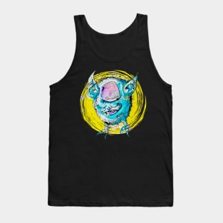 one eye blue monster Tank Top